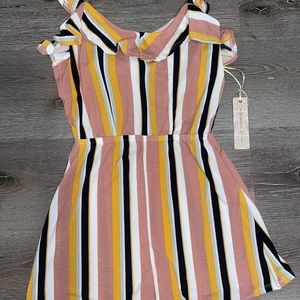 Short Backless romper